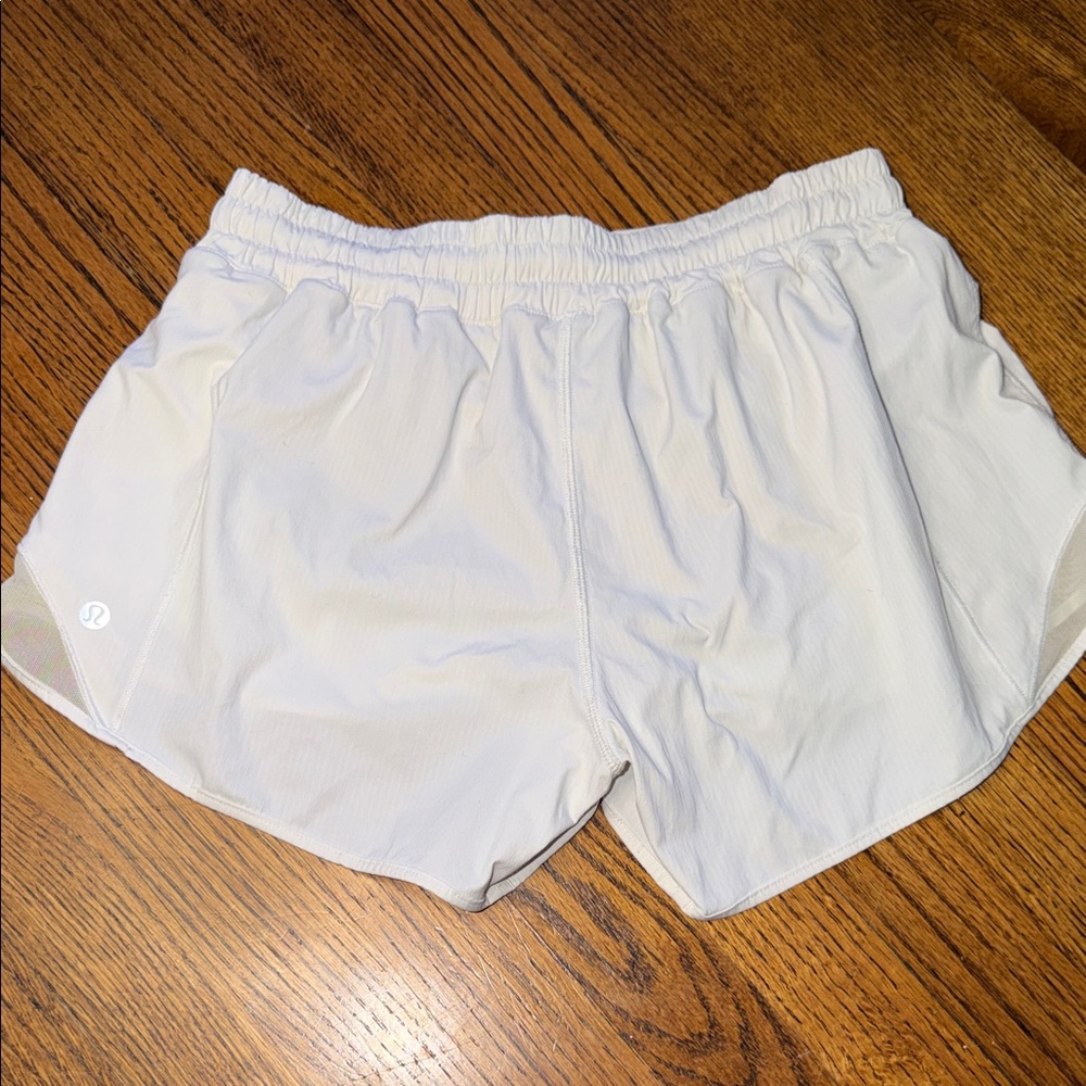 Lululemon Athletica White  Athletic Shorts - Picture 2 of 6